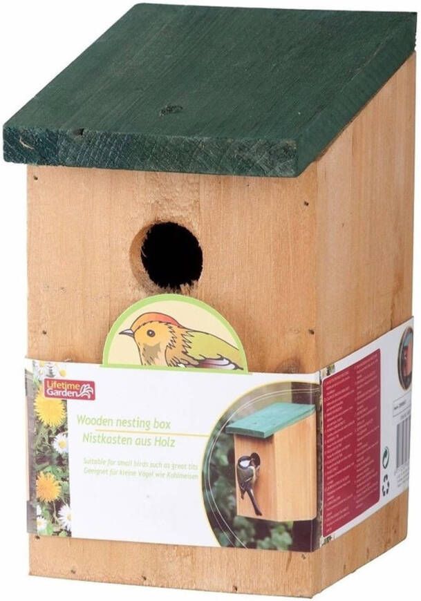 Lifetime Garden Vogelhuisje Houten Nestkast 22 Cm Vogelhuisjes online kopen