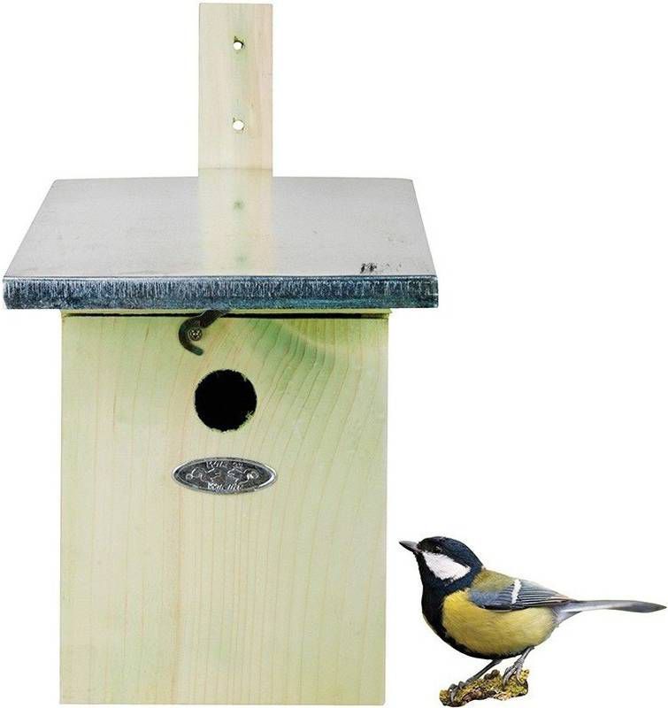 Best for Birds Houten vogelhuisje/nestkastje koolmees 33 cm online kopen