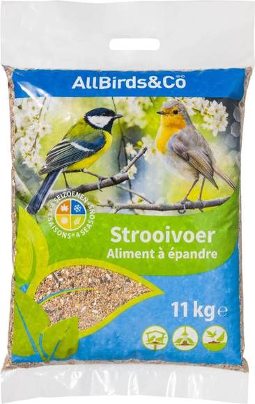 AllBirds&Co Strooivoer Vogels Voer 11 kg online kopen
