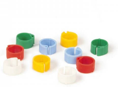 Fauna Private Label Duiven Clickring 8 Mm Duivenbroedartikelen Assorti 10 stuks