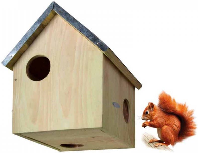 Esschert Design Eekhoornhuis Zinken Dak