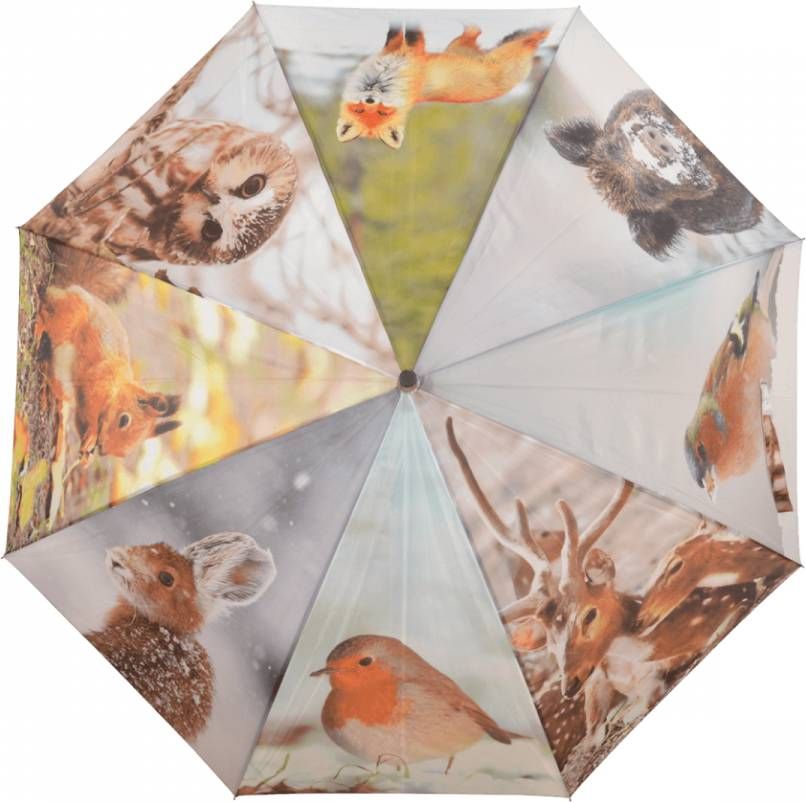 Esschert Design Paraplu Winter Automatisch 120 Cm Polyester