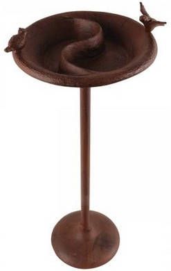 Esschert Design Vogelbad/voederhuisje 24, 2x24, 2x57, 5 cm FB116