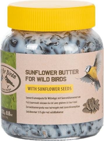 Pindakaas met zonnebloempitten voor buitenvogels OP is OP Per stuk