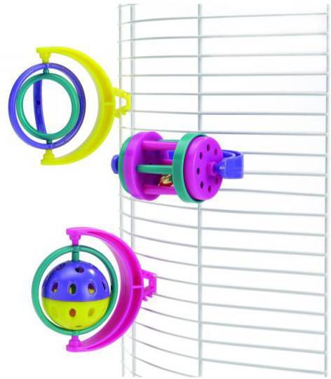 Beeztees Parkietenspeeltje met Clip 10 x 8 cm