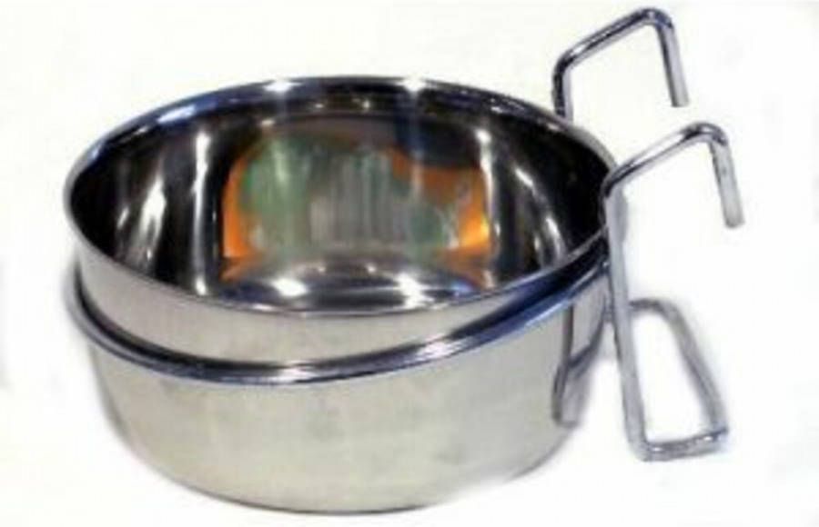 Boon Rvs Voerbak met Houder Universeel 150 ml