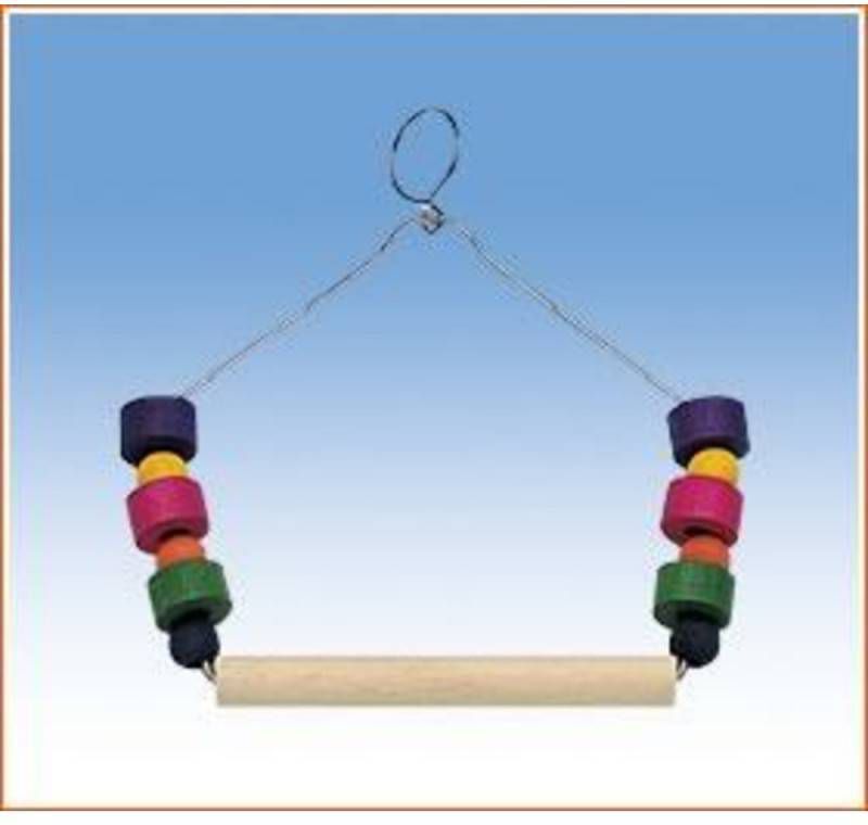 Ferplast Houten Schommel Met Kralen 13, 8 x 15, 6 cm