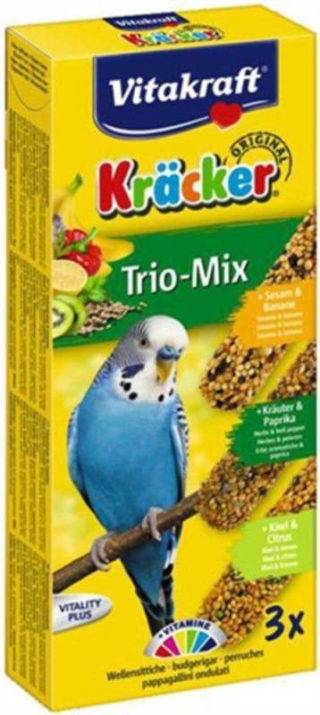 Vitakraft Parkiet Kracker 3 stuks Vogelsnack Kiwi&Vijg&Banaan