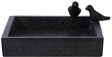 Best for Birds Vogelbad Terrazzo Vierkant Drinkbak 32x32x12 cm