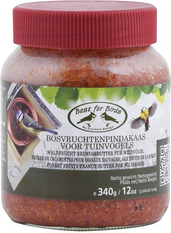 Esschert Design Bosvruchtenpindakaas Voor Tuinvogels 340gr.