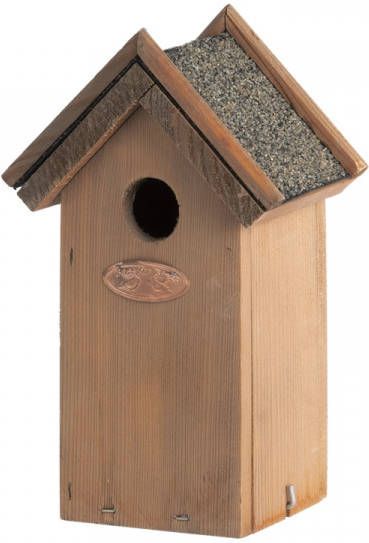 Esschert Design Nestkast Winterkoning Vurenhout Met Bitumen Dak L11, 3 X B16 X