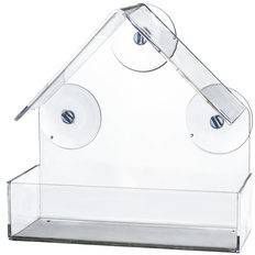 Trixie Raamvoederhuis Transparant 15 x 15 x 6 cm