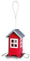 Trixie Voederhuis Rood/Zilver 20 cm