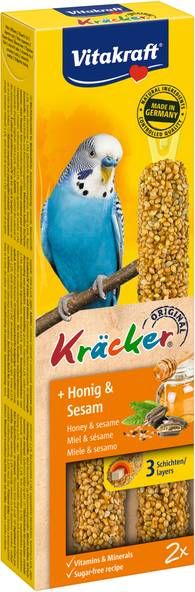 Vitakraft Parkiet Kracker 2 stuks Vogelsnack Honing
