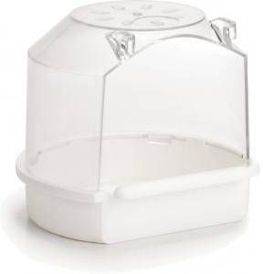 Beeztees Rond badhuisje voor vogels klein wit