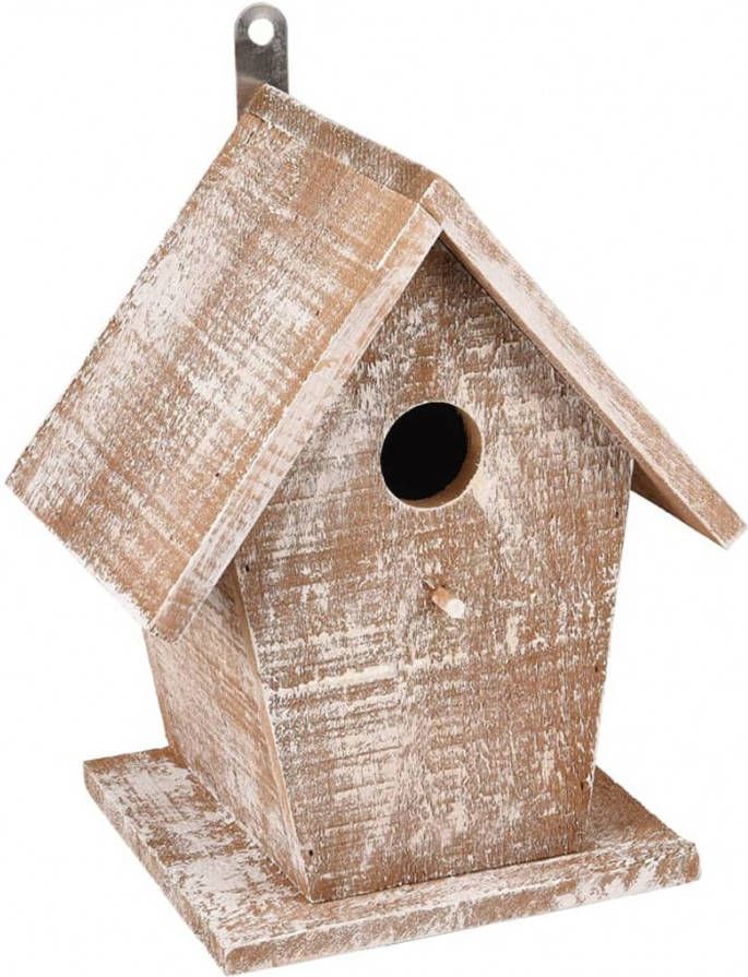 FLAMINGO Nestkast Gio hout wit en bruin