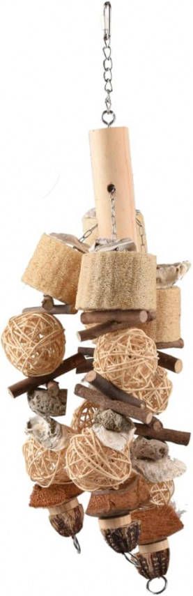 FLAMINGO Vogelspeelgoed Sully 65 cm rattan en spons