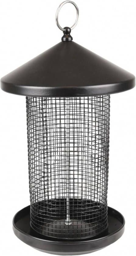 FLAMINGO Vogelvoedersilo Frode 19 cm metaal zwart