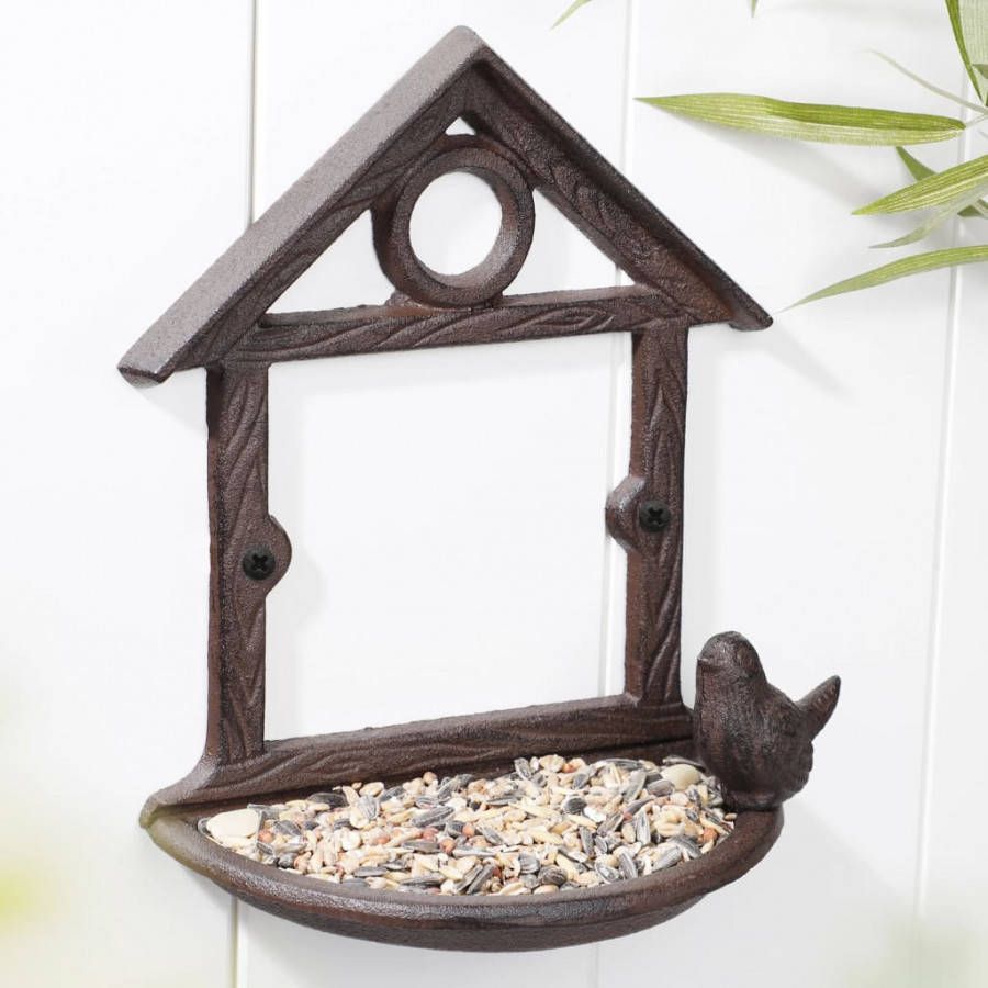 Huismerk Premium Vogel Voederstation Met Antiek Design 18 x 10 x 22, 5 cm