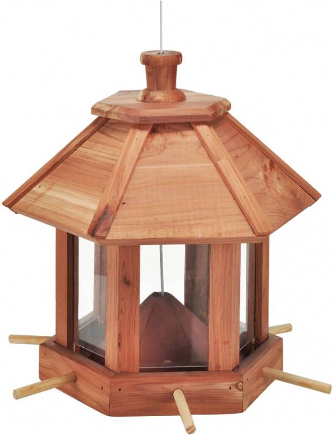 Huismerk Premium Hangend Vogelvoederhuisje 27 x 27 cm