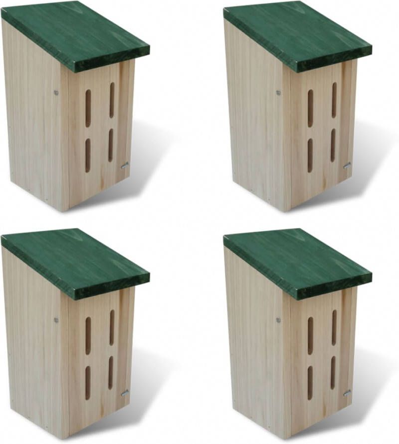 VIDAXL Vlinderkast 14 x 15 x 22 cm(set van 4 )